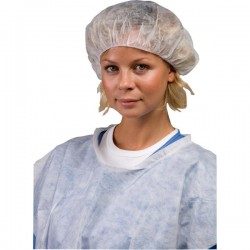 Gorro Verde Redondo Con Elástico Mod. Económico 100u